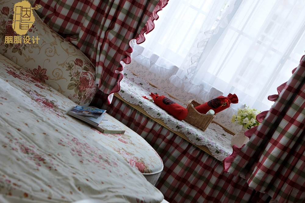 卧室图片来自设计师胭脂在花舍雅居-田园风格的分享