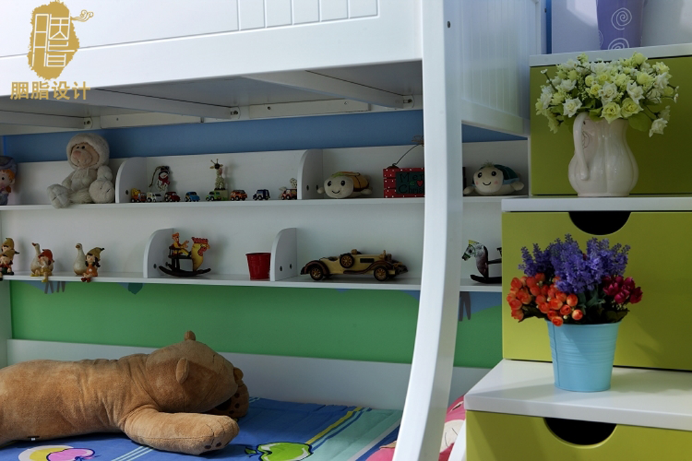 儿童房图片来自设计师胭脂在花舍雅居-田园风格的分享