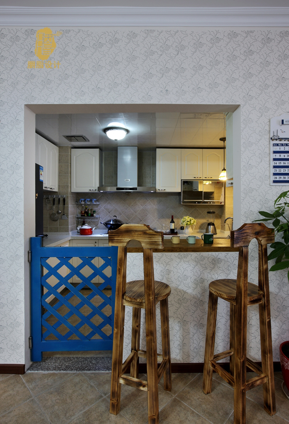 厨房图片来自设计师胭脂在花舍雅居-田园风格的分享