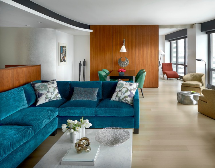 现代 混搭 三居 婚房 客厅图片来自实创装饰上海公司在三居室现代混搭风的分享