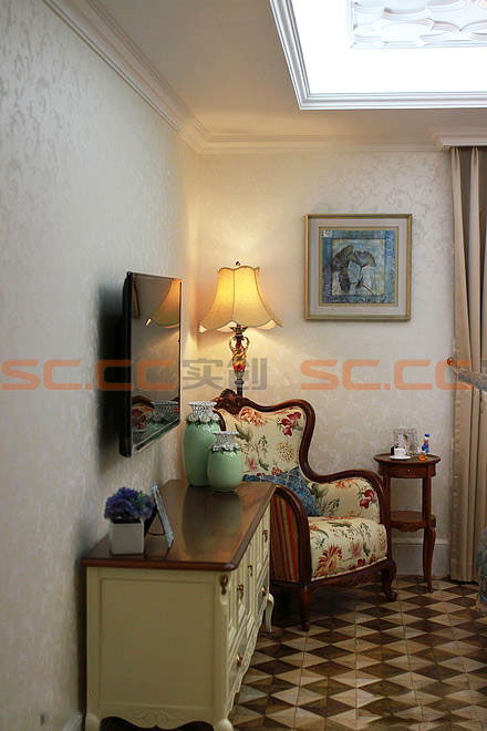 法式 别墅 装修 卧室图片来自南京实创装饰夏雨荷在锦绣花园188平法式浪漫家的分享