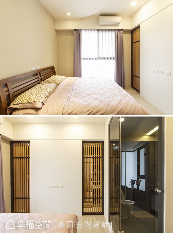 幸福空间 高端设计 台湾设计师 现代风格 卧室图片来自幸福空间在92平弹性机能 实用系原木养老居的分享