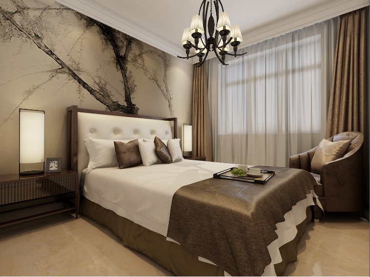 卧室图片来自大业美家装饰在国瑞城127平新东方主义经典设计的分享