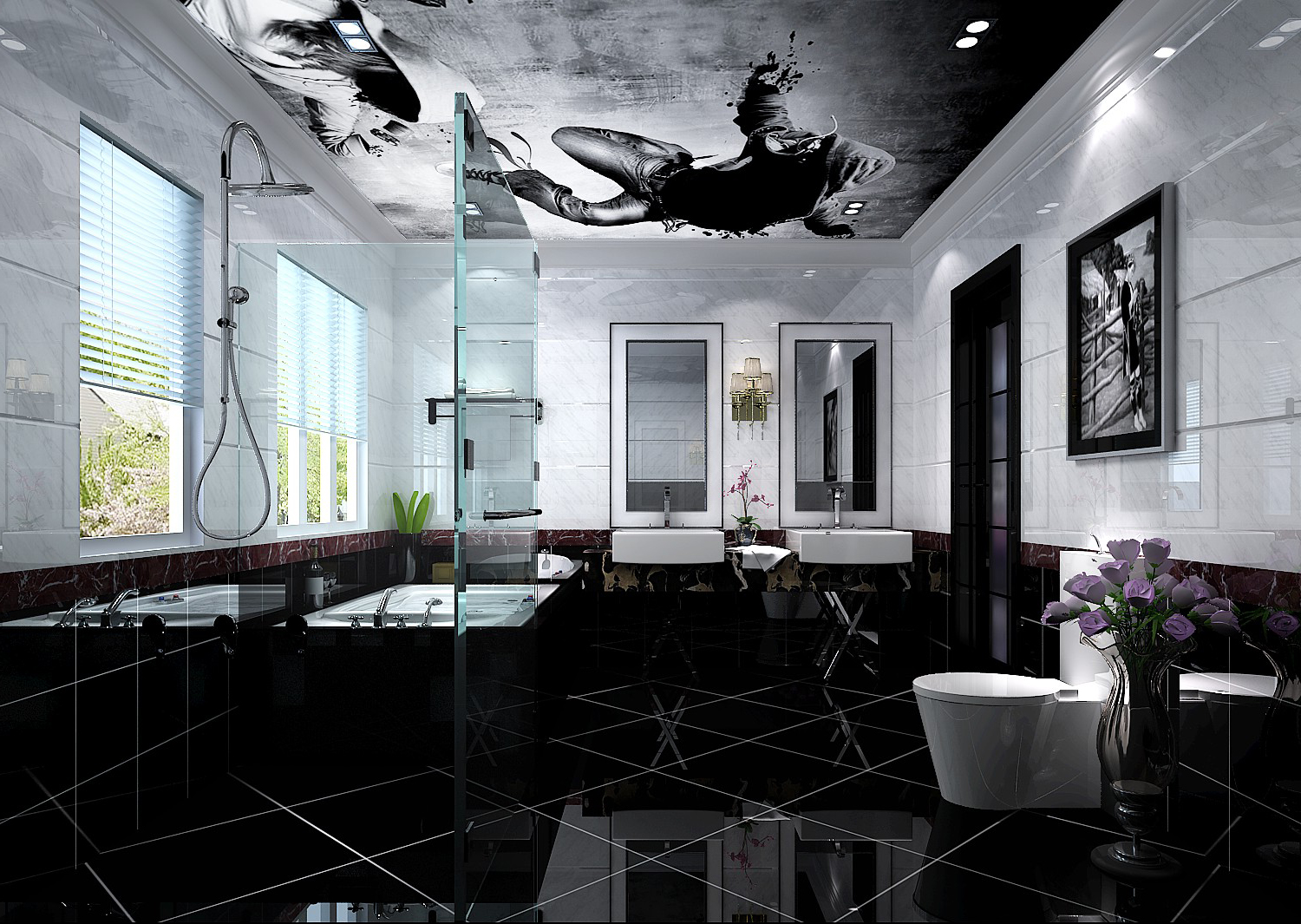 别墅 卫生间图片来自斯斯98在现代奢华风格的分享