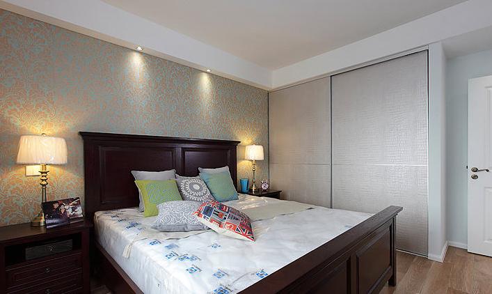 卧室图片来自佰辰生活装饰在简约美式混搭风格的小家的分享