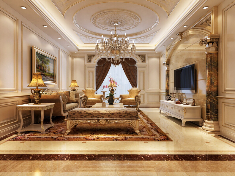 客厅图片来自北京今朝装饰在紫金长安欧式风格的分享