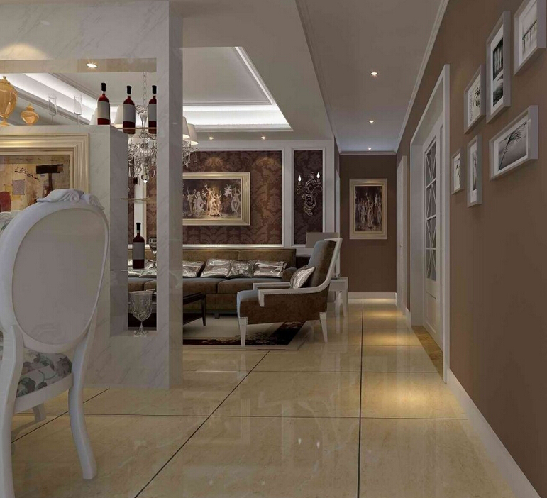 简约 欧式 三居 白领 收纳 80后 小资 客厅图片来自实创装饰百灵在富力城120平米欧式风格的分享