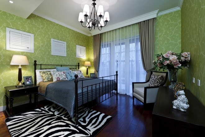 美式 别墅 小资 朝阳 卧室图片来自今朝装饰老房装修通王在美式风格的分享