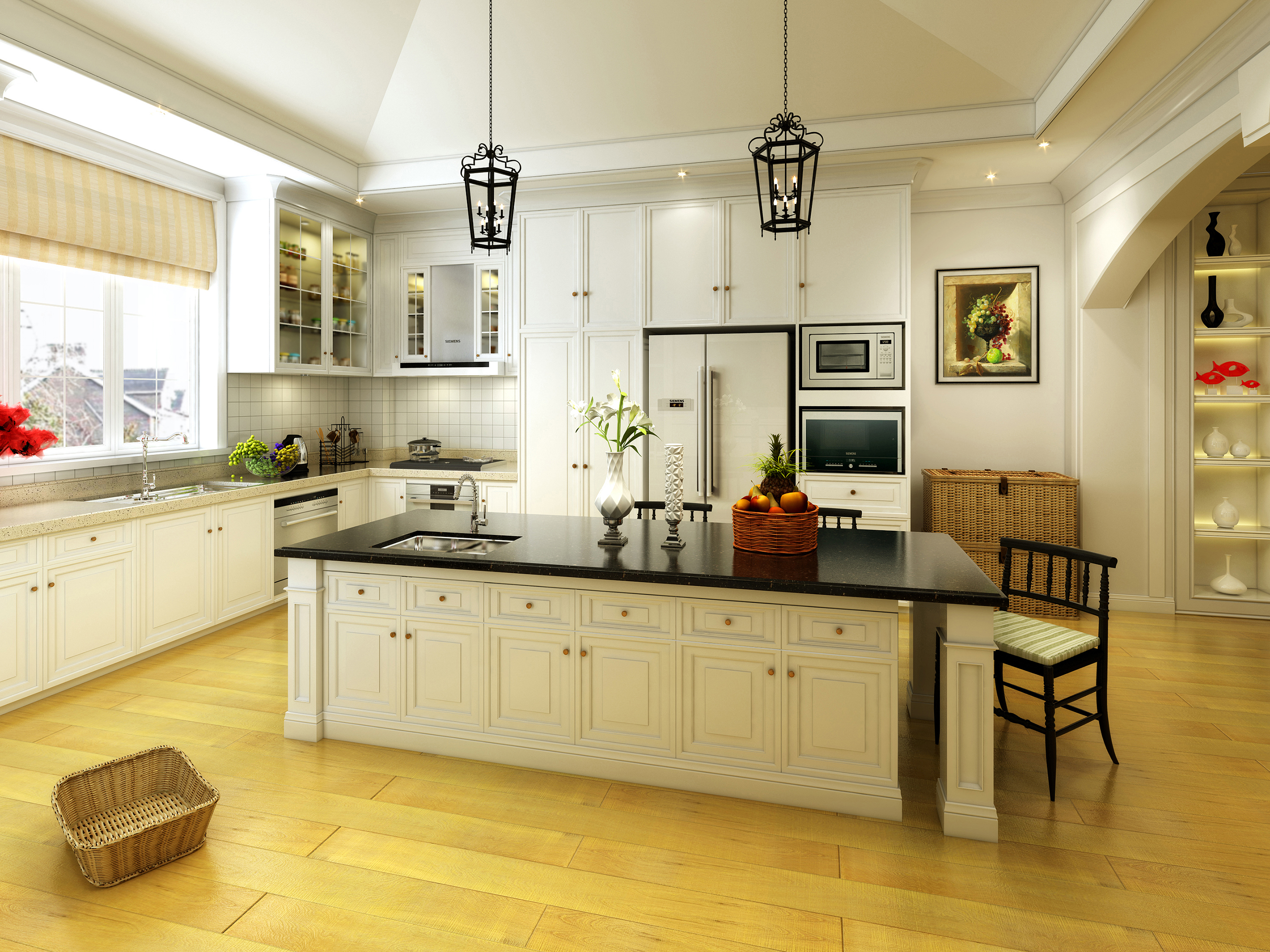 欧式 混搭 别墅 装修设计 厨房图片来自设计师-崔志广在君临南山 别墅的分享