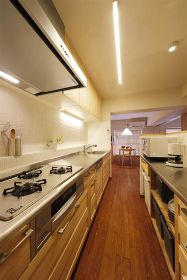 日升装饰 西安日升装 厨房图片来自装修设计芳芳在日式130平温馨五口之家的分享