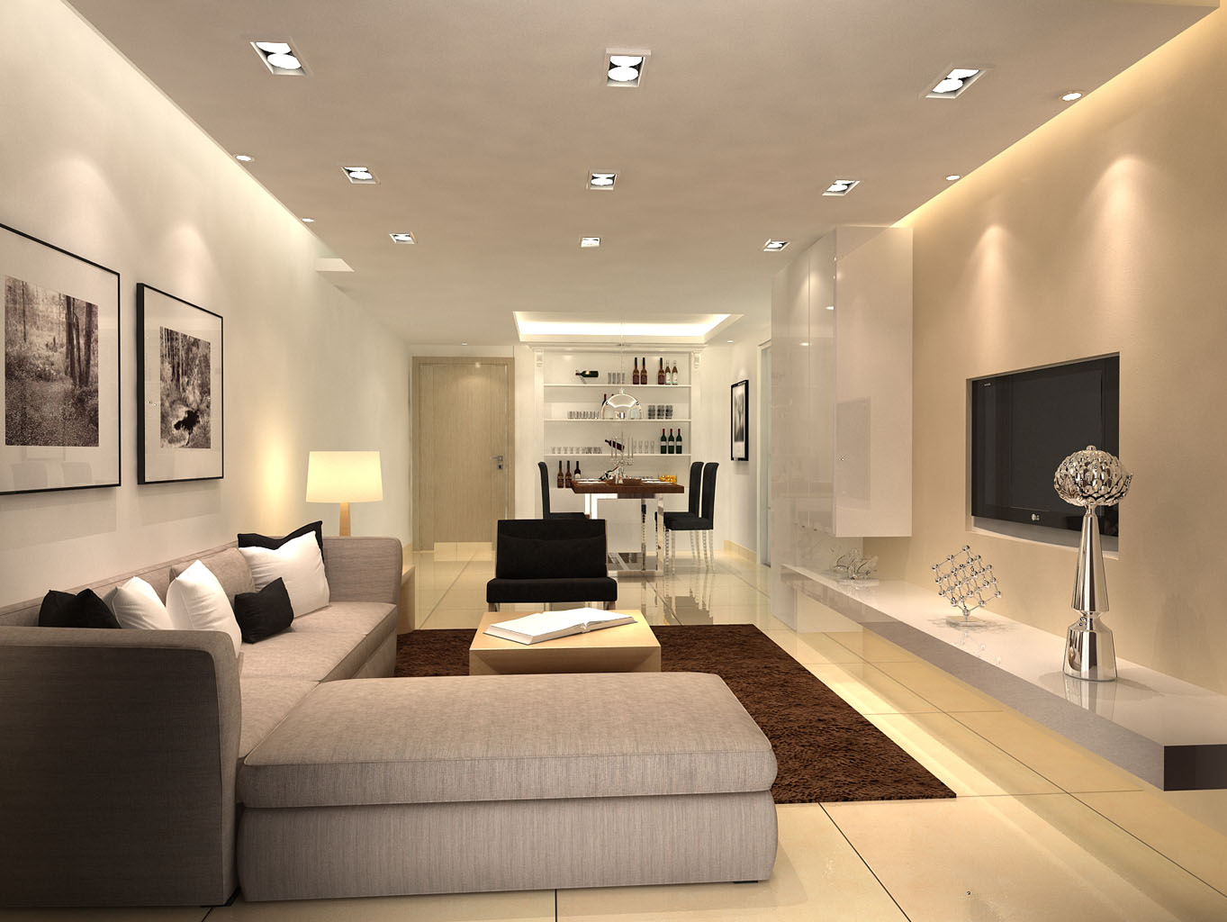 二居 简约 尚东紫御 实创装饰 客厅图片来自传承正能量在12.7万的简约时尚的舒适空间的分享