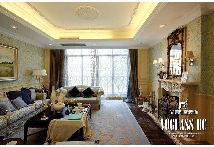 别墅 别墅装修 欧式风格 客厅 卧室 厨房 80后 小资 客厅图片来自武汉尚层装饰小周在欧式风范新标准的分享
