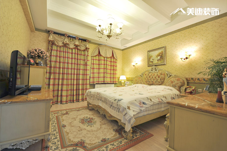别墅 卧室图片来自湖南美迪装饰在美式温情的分享