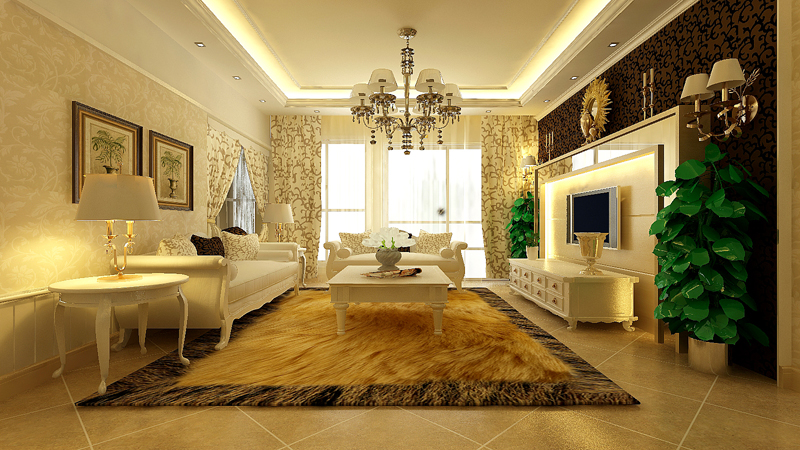 三居 欧式 白领 小资 80后 客厅图片来自天津都市新居装饰有限公司在红桥万通上游国际的分享