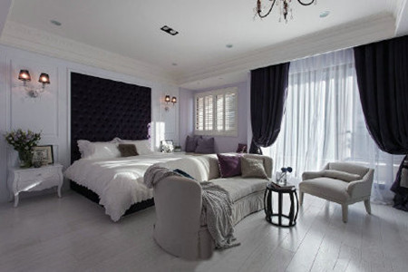 法式 清新 古典 别墅 典雅 卧室图片来自百合居装饰工程有限公司在法式清新风情的分享