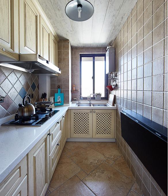厨房图片来自佰辰生活装饰在混搭蜗居93平地中海风格的分享