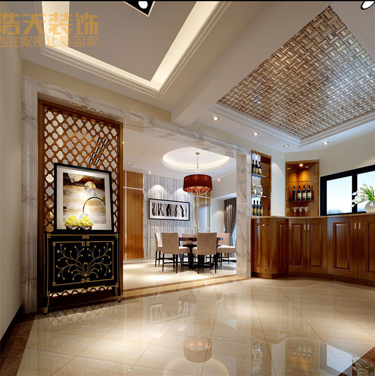 简约 餐厅图片来自深圳市浩天装饰在睿智华庭林先生的分享