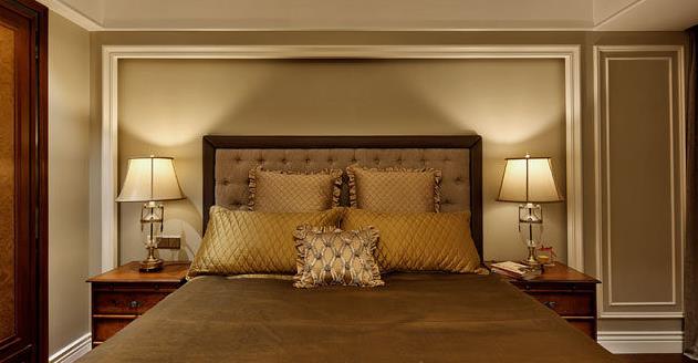 欧式 新古典 典雅 大气 低调奢华 三居 卧室图片来自佰辰生活装饰在132平欧式新古典混搭温馨家的分享