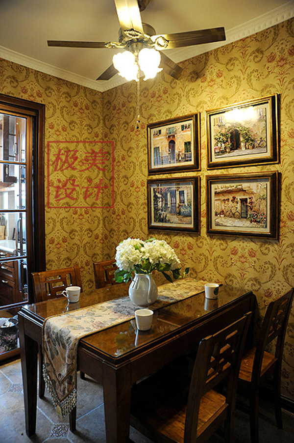 三居 田园 餐厅图片来自徐春龙设计师在花花世界的分享