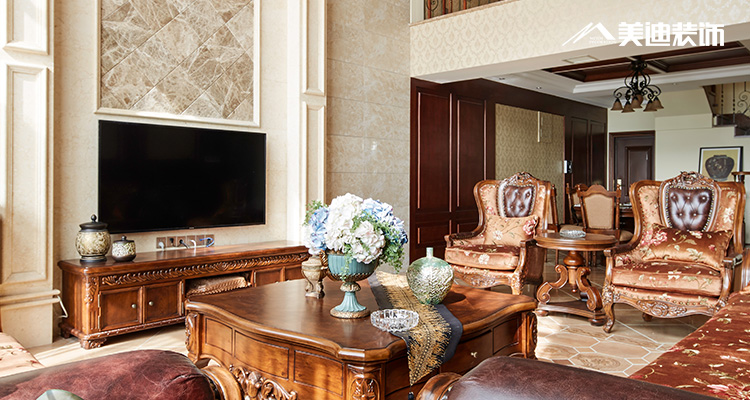 别墅 客厅图片来自湖南美迪装饰在爱家坊的分享