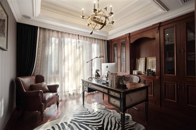 别墅 美式 尚层 别墅装修 别墅设计 客厅图片来自武汉尚层装饰小周在精致典雅风的分享