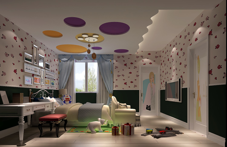 简约 别墅 卧室图片来自高度国际装饰设计集团凌军在潮白河380平米简约风格的分享