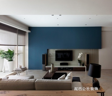 现代 简约 实用 三居 客厅 客厅图片来自泥巴公社设计师肖勇在现代简约 佳兆业水岸新都的分享