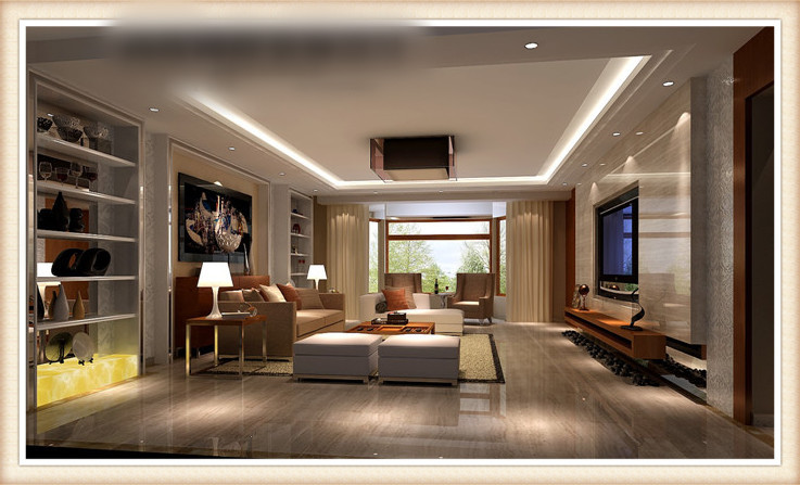 简约 现代 叠拼 客厅图片来自高度国际装饰设计集团凌军在金隅翡丽300平米现代简约风格的分享