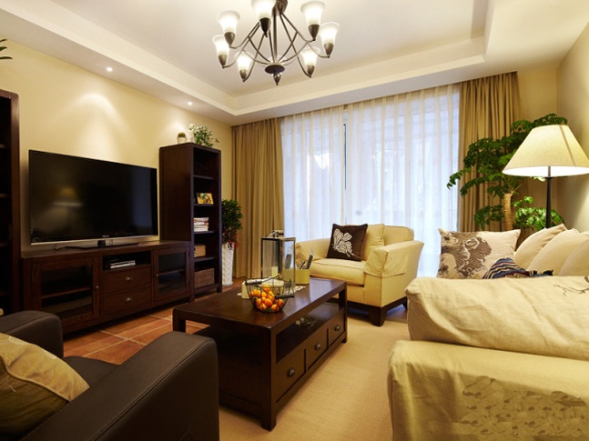 三居 白领 收纳 旧房改造 小资 混搭 80后 客厅图片来自天津都市新居装饰有限公司在和平 云琅新居的分享