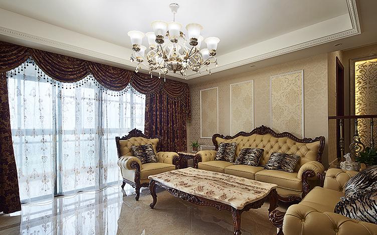 客厅图片来自佰辰生活装饰在大居室温暖欧式风格的分享