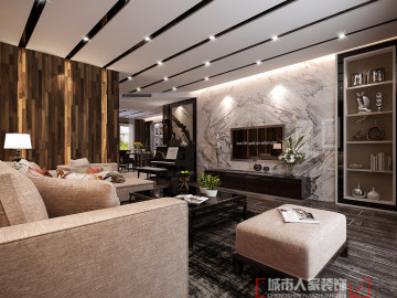 160㎡现代奢华设计悦木之源