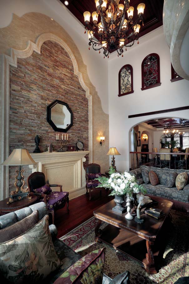 别墅 客厅图片来自斯斯98在中国式地中海风格的分享