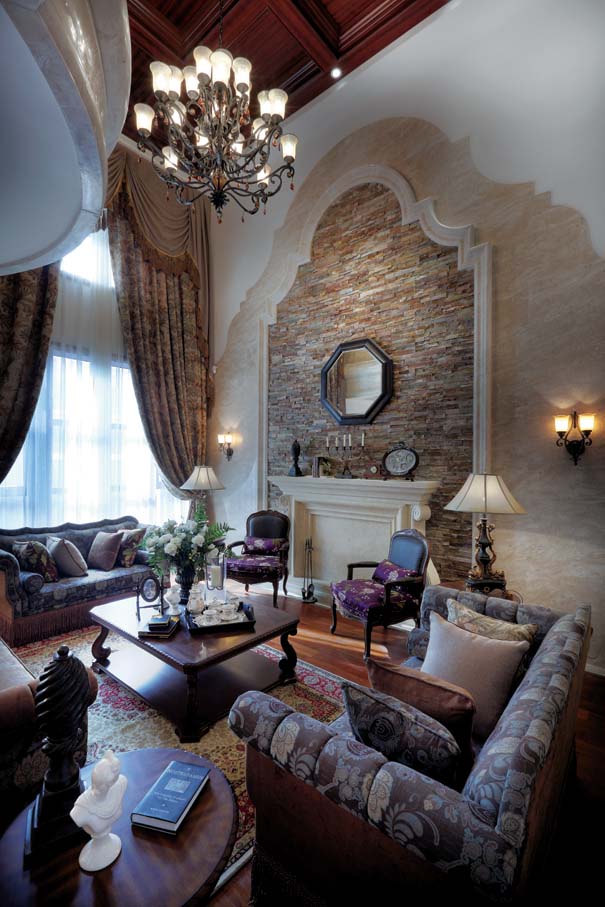 别墅 客厅图片来自斯斯98在中国式地中海风格的分享