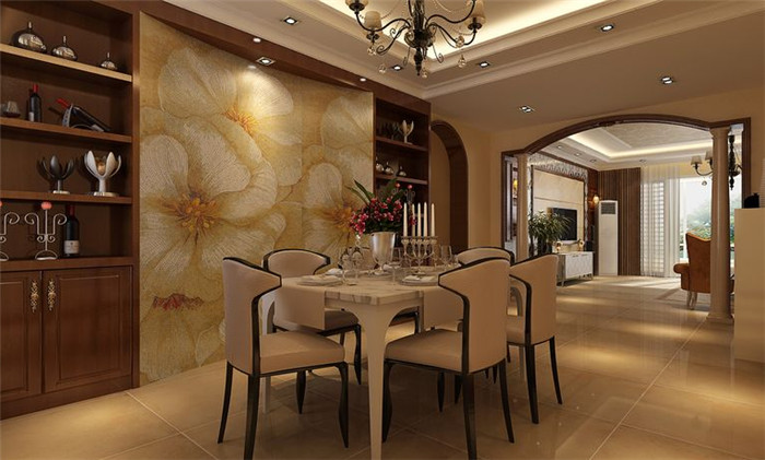 餐厅图片来自美巢装饰在橄榄城伍号院130平欧式风格的分享