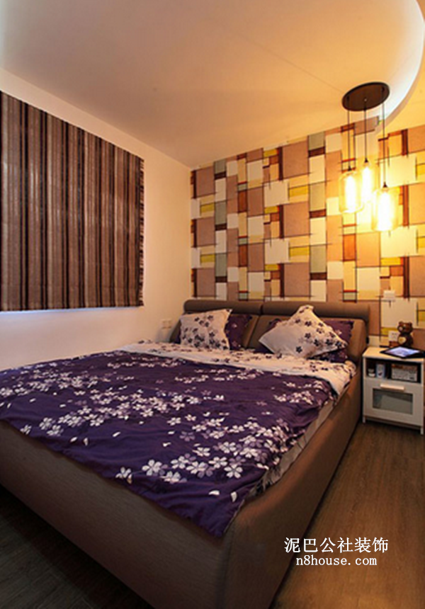 混搭 简约 创意 二居 卧室 卧室图片来自泥巴公社设计师李轶在混搭格调 彩绘空间的分享