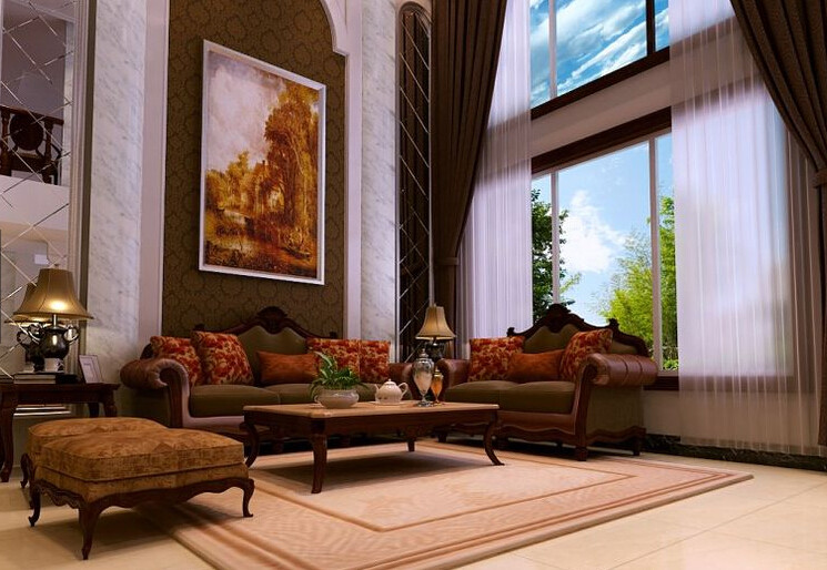 客厅图片来自美巢装饰在九龙城80平中式古典风格的分享