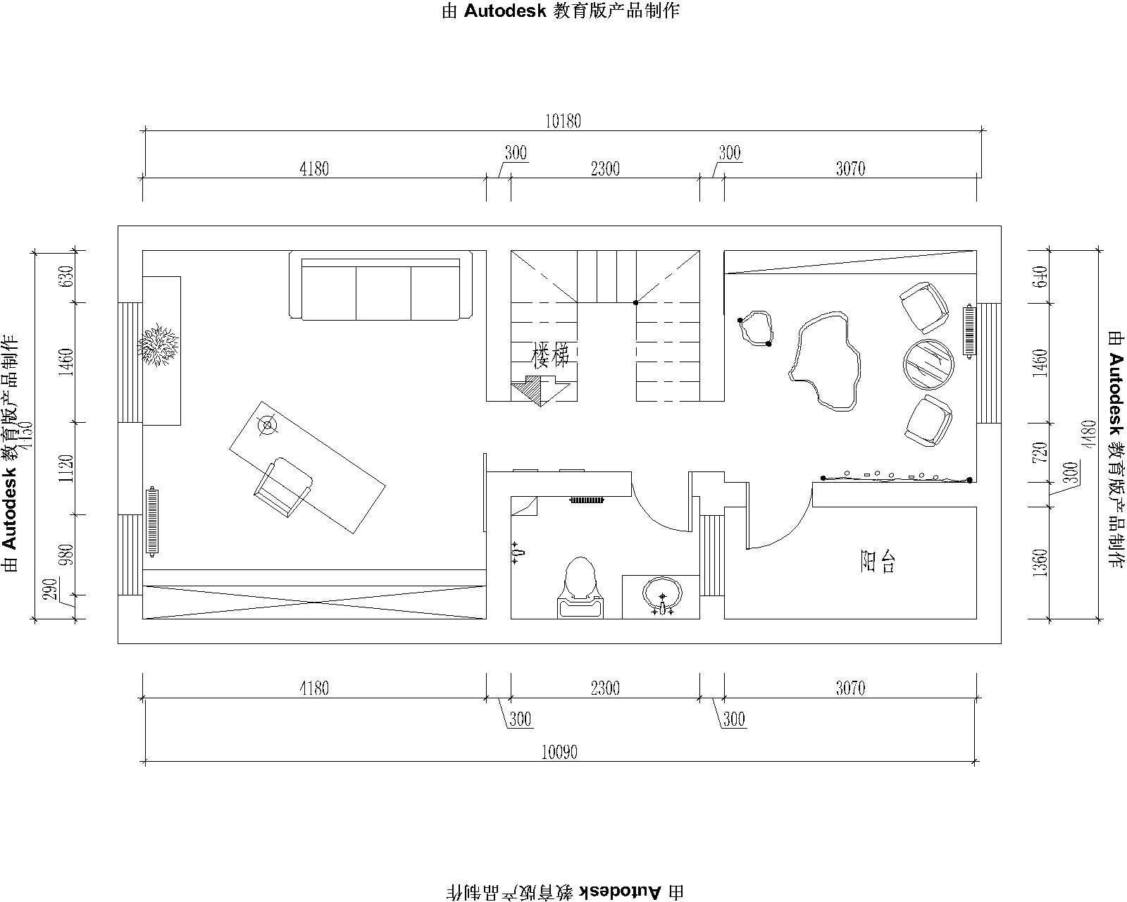 美式 别墅 户型图图片来自生活家装饰集团在美式乡村三层别墅装修案例的分享