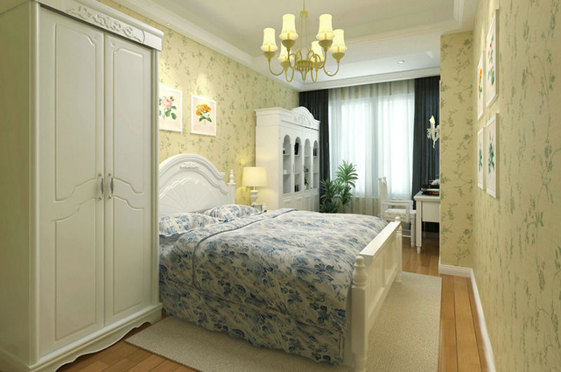 美式田园 美式 白领 欧式 卧室图片来自四川宜宾钟诚装饰有限公司在88平米房子装修大概需要多长时间的分享