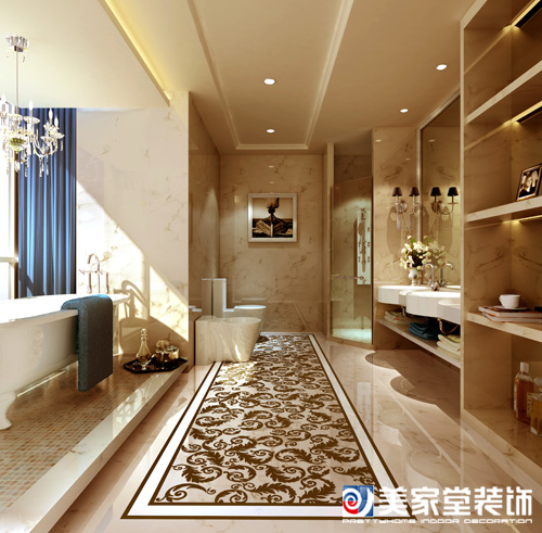 卫生间图片来自成都美家堂装饰杨文萍在金林半岛，尊贵，奢华，欧式风格的分享