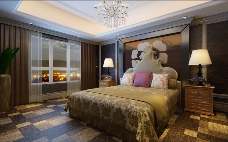 卧室图片来自武汉实创装饰在法式后现代的浪漫的分享