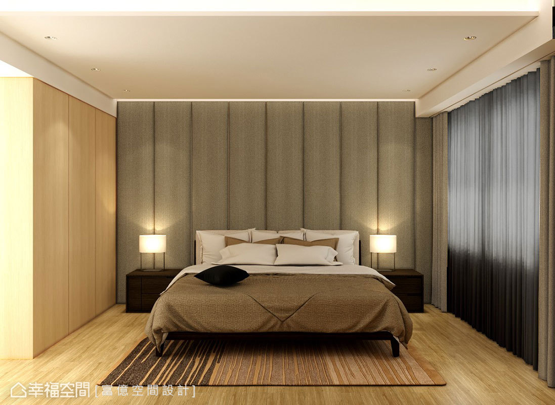 卧室图片来自幸福空间在178平优雅入室 构筑半渡假居所的分享