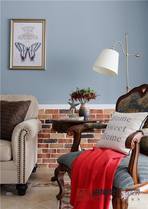 三居 美式 客厅图片来自大墅尚品-由伟壮设计在『斑斓美梦』—美式风格的分享