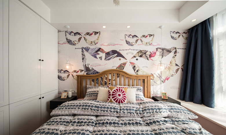 卧室图片来自家装大管家在简约恬静生活 96平浅色系日式居的分享