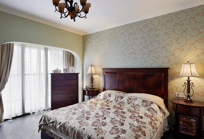 美式 舒适 收纳 环保 跃层 三口之家 卧室图片来自佰辰生活装饰在138平现代美式环保舒适跃层的分享