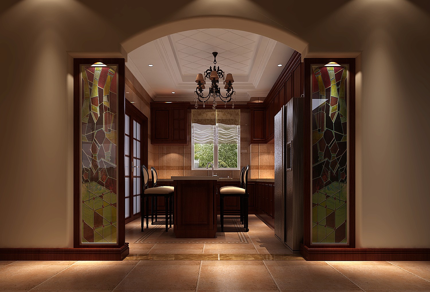 欧式 别墅 餐厅图片来自高度国际装饰设计集团凌军在保利垄上450平米欧式风格的分享