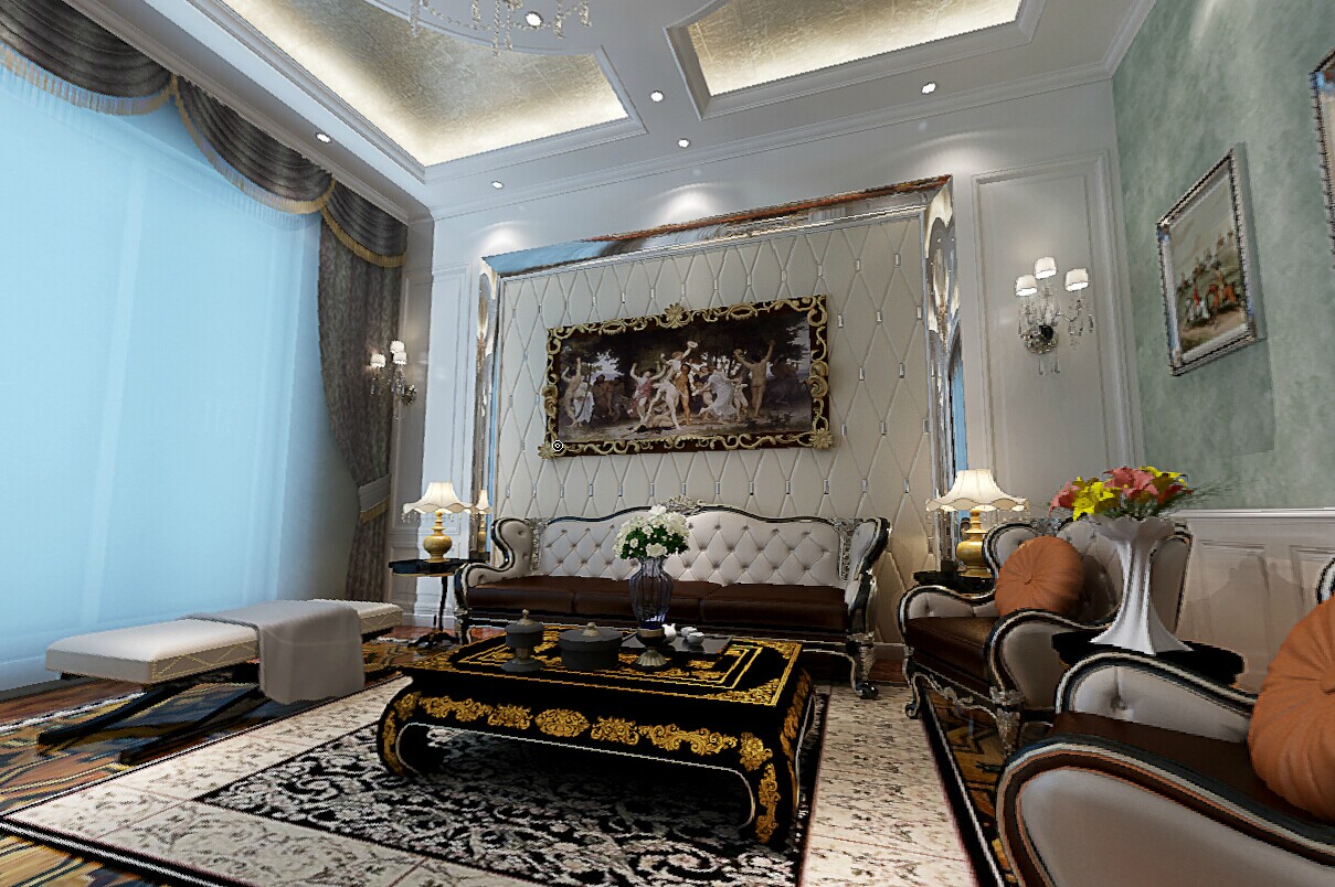 欧式 别墅 小资 客厅图片来自北京尚都国际装饰在《誉天下-138-2》的分享