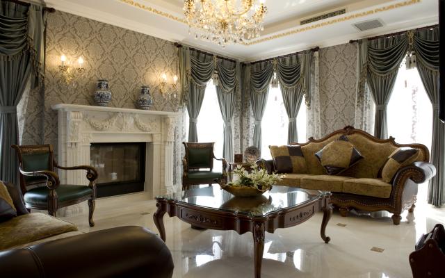别墅 客厅图片来自天津尚层装修韩政在颐湖庄园的分享