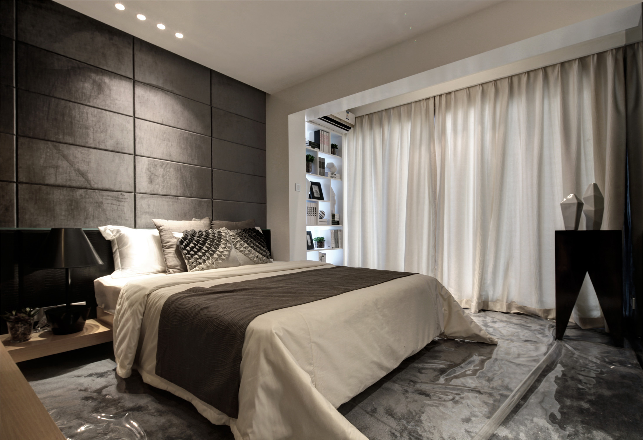 简约 现代 二居 白领 小资 卧室图片来自北京装修设计o在现代清新风格丽都壹号120平米的分享