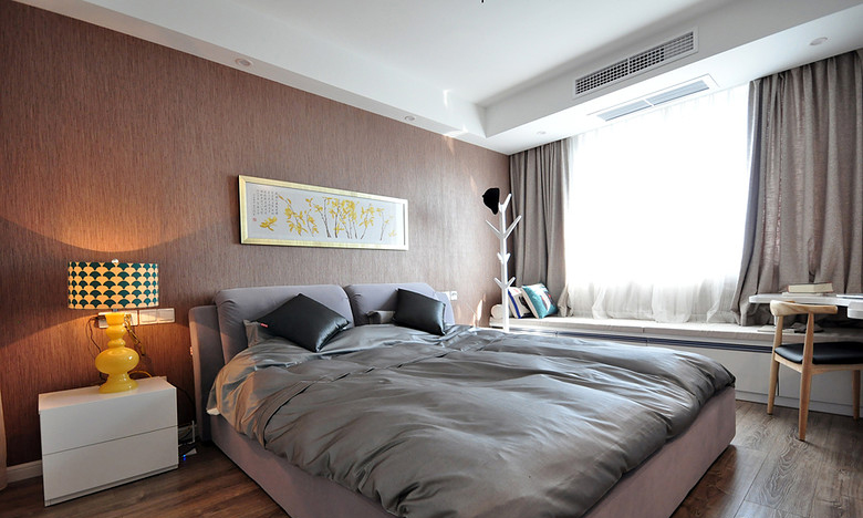 卧室图片来自家装大管家在145平新中式雅居 演绎豁达含蓄的分享