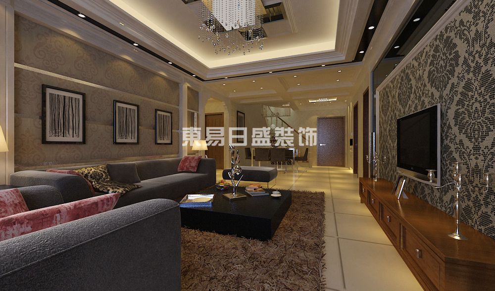 简约 混搭 客厅图片来自南宁东易日盛装饰秦海峰在城市花园复式住宅的分享